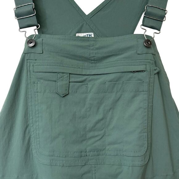 Duluth Trading Co Womens 2X x 31 Heirloom Gardening Ripstop Bib Overalls  Green - Picture 7 of 16